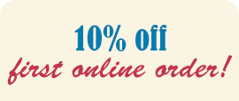 10% off first online order